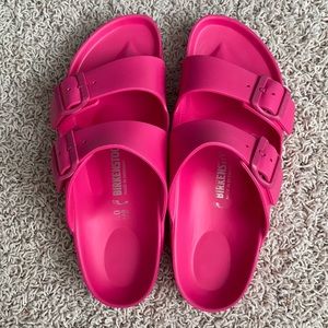 Pink Rubber Birkenstocks